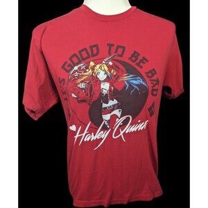 DC Batman Anime Harley Quinn Good To Be Bad Shirt Size Small